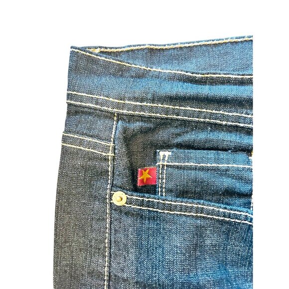 Jeanstar Elle Women’s Bootcut Jeans Dark Wash Retro Stitch Size 16 Western Boho - Picture 9 of 15